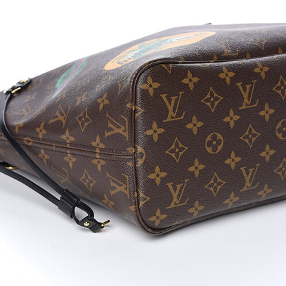 Louis Vuitton Monogram My LV World Tour Neverfull MM 9 of 11