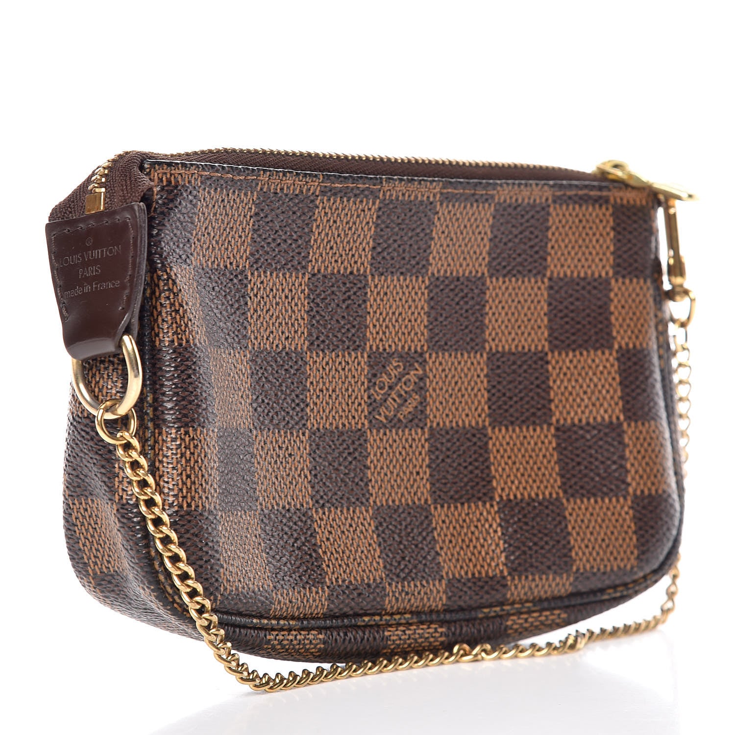 Louis Vuitton Damier Ebene Complice Trunks and Bags Mini Pochette Accessories Red 3 of 9