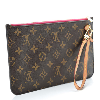 Louis Vuitton Monogram Neverfull MM GM Pochette Pivoine 3 of 13