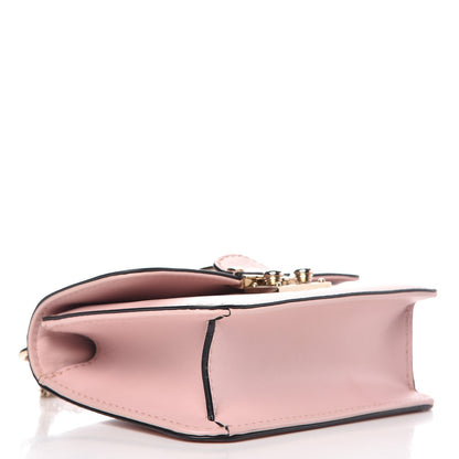Valentino Garavani Vitello Mini Glam Lock Rockstud Flap Water Rose 4 of 6