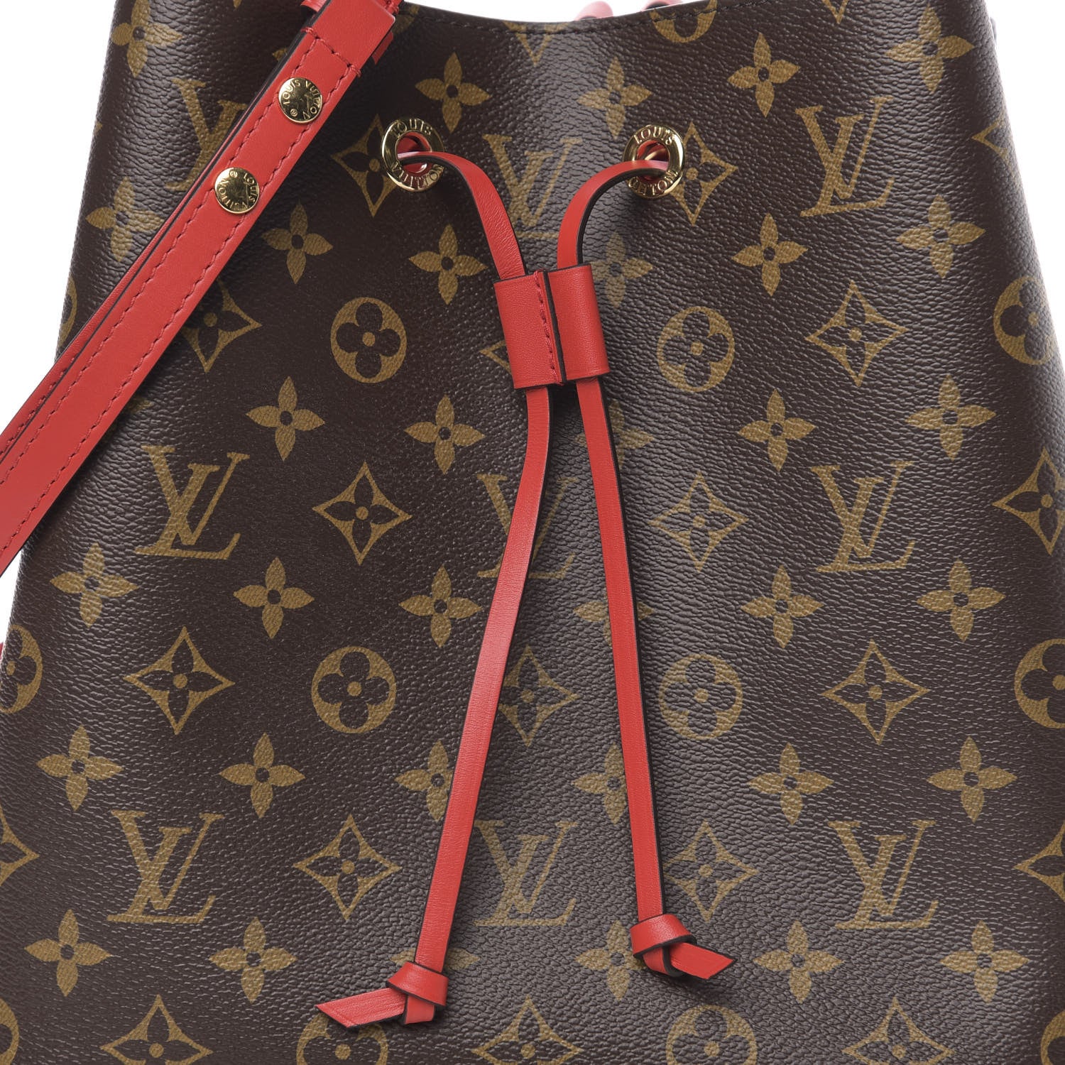 Louis Vuitton Monogram Neonoe MM Coquelicot 8 of 8