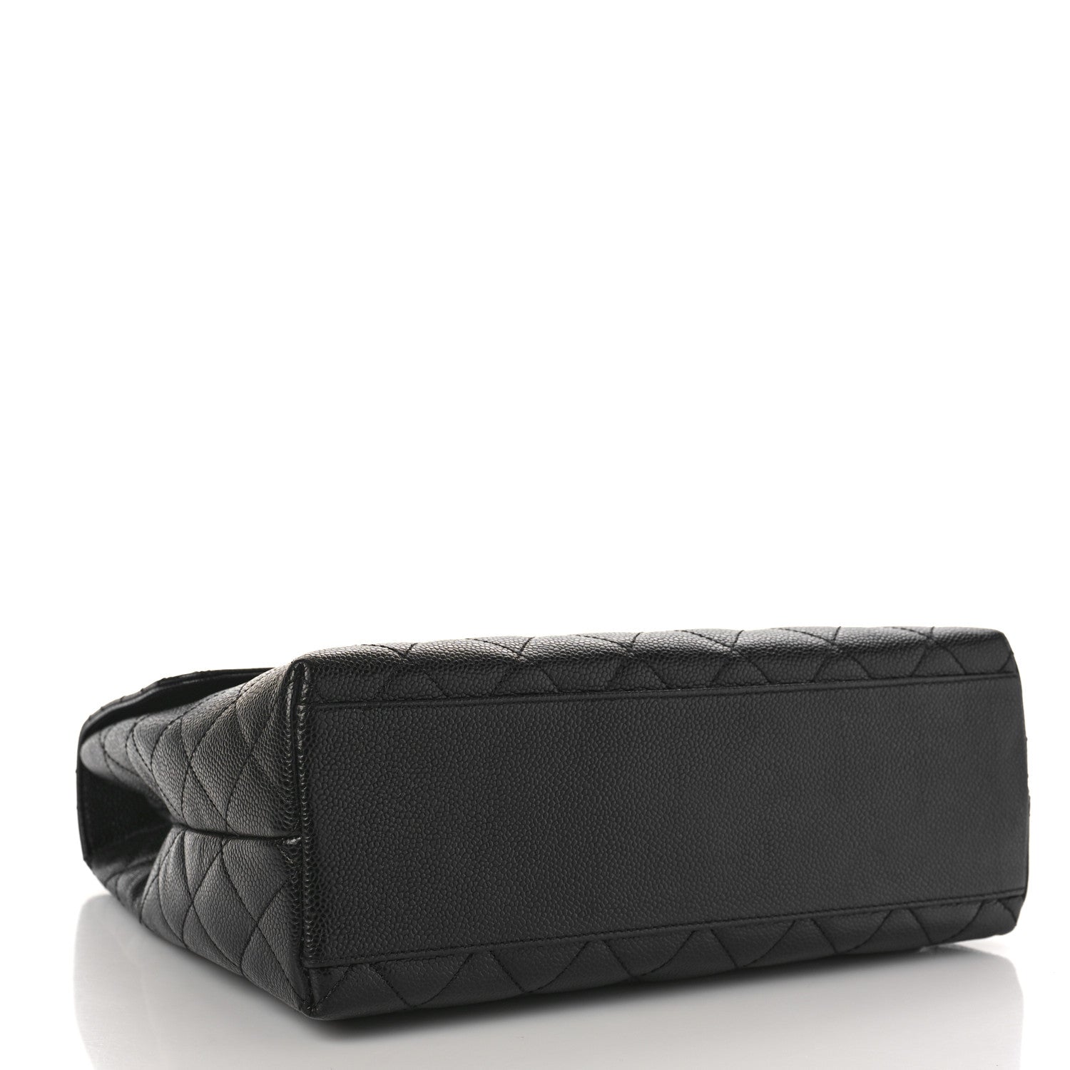 Chanel Caviar Quilted Jumbo Kelly Flap Black 4 of 9