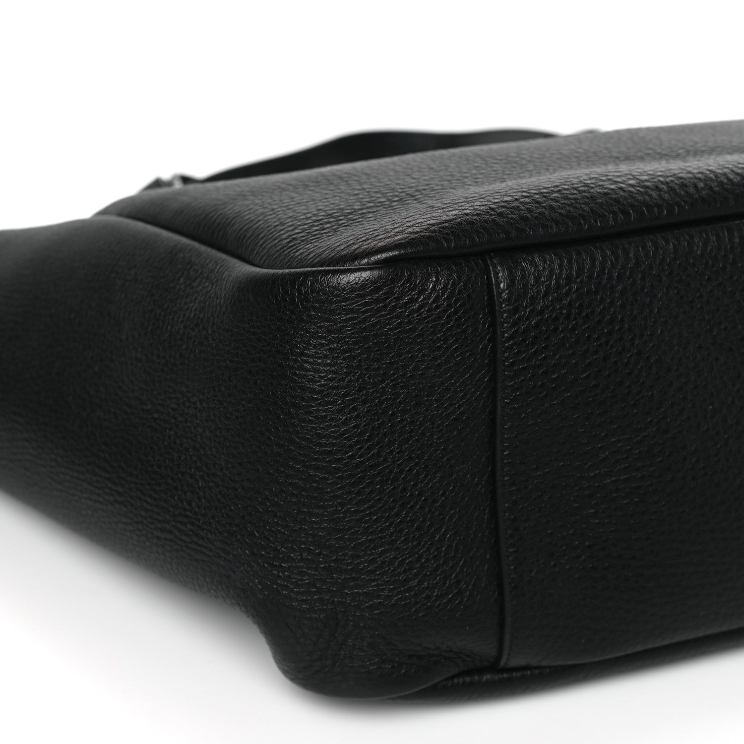 Saint Laurent Grained Deerskin Bea Tote Black 9 of 10