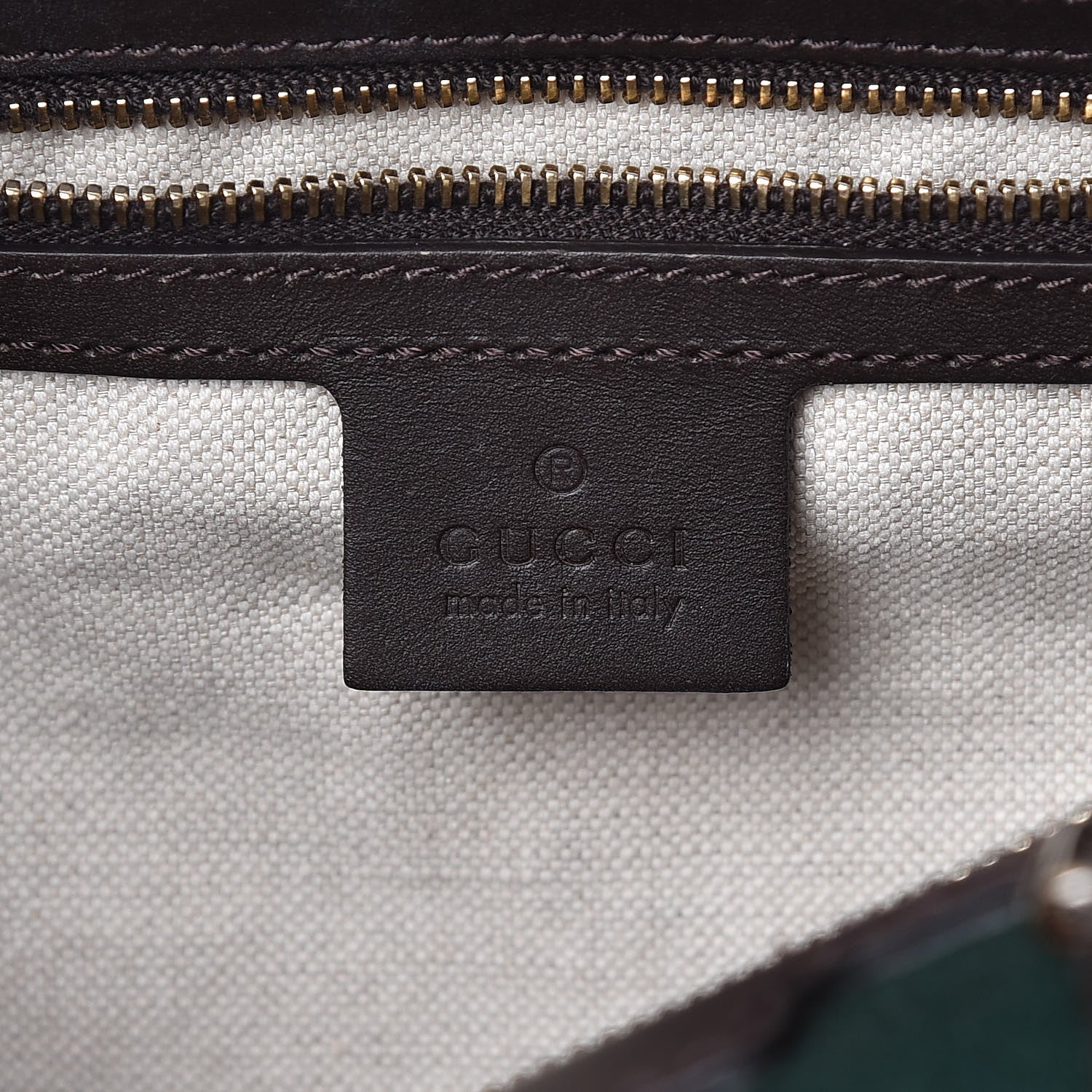 Gucci Monogram Vintage Web Medium Boston Dark Brown 6 of 15
