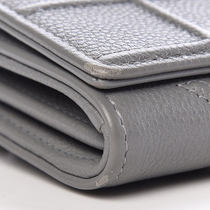 Christian Dior Grained Calfskin Diorama Croisiere Chain Wallet Gris 12 of 17
