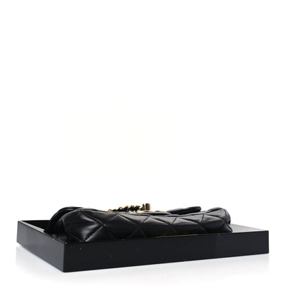 Chanel Plexiglass Lambskin Framed Flap Bag Clutch Black 4 of 14