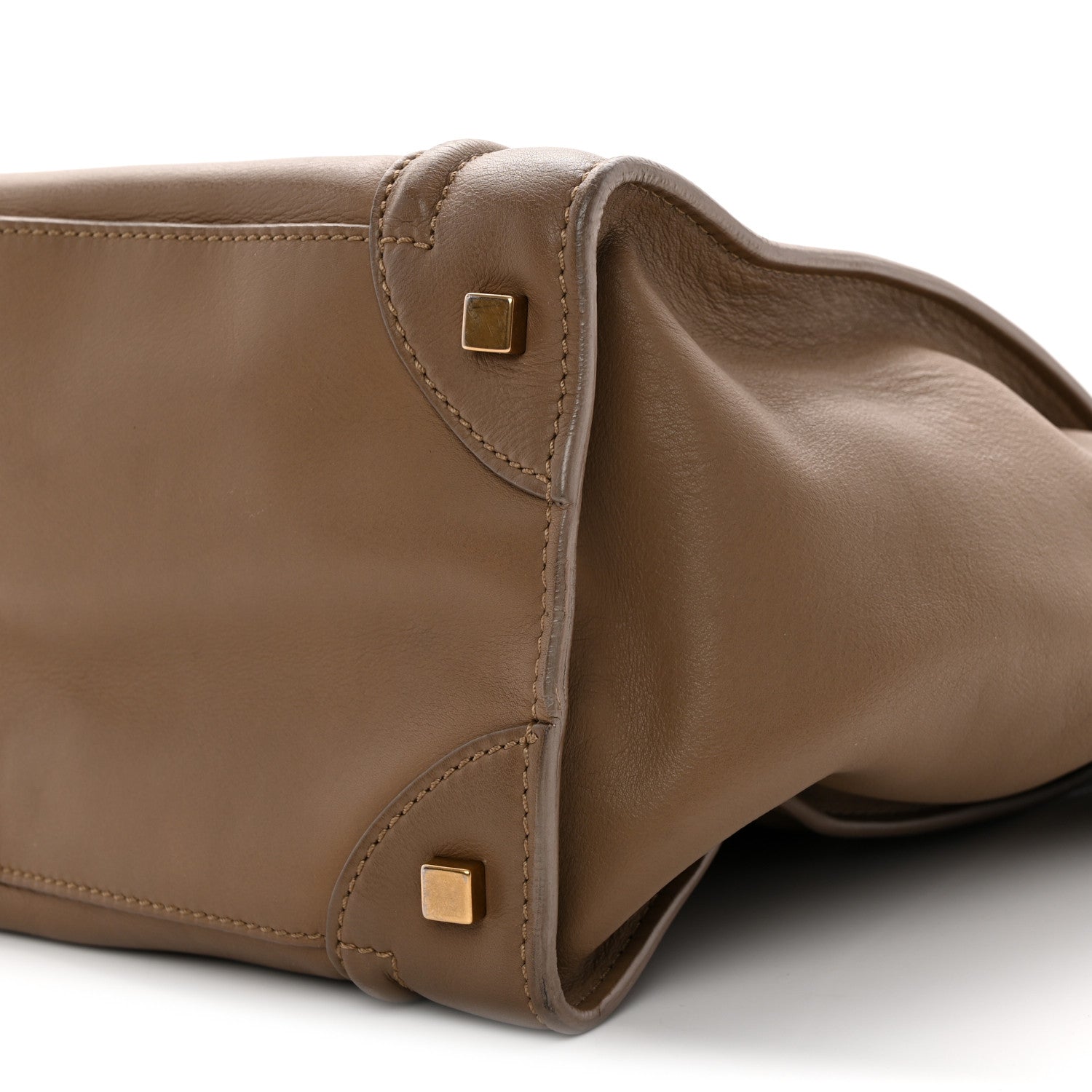 Celine Smooth Calfskin Mini Luggage Camel 10 of 14