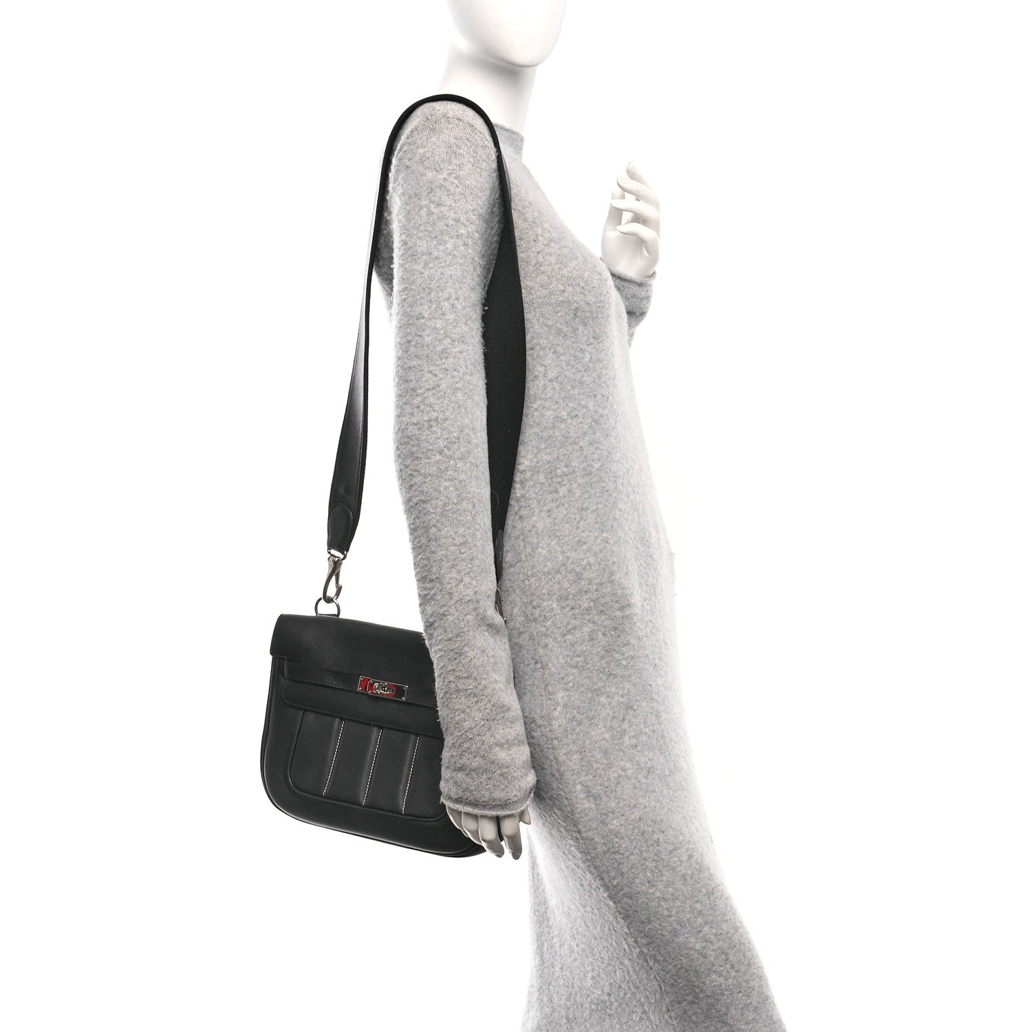 Hermes Veau Swift Sac Berline 28 Black 2 of 13