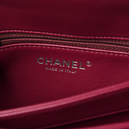 Chanel Lambskin Quilted Small Trendy CC Dual Handle Bag Dark Pink 8 of 9