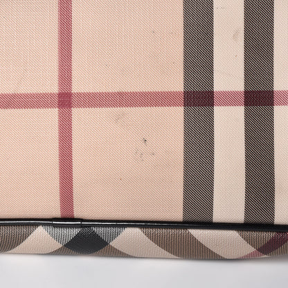 Burberry Patent Trim Nova Check Shopper Tote Black 12 of 13