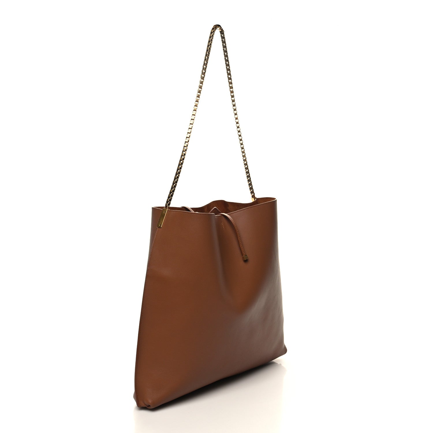 Saint Laurent Calfskin Medium Suzanne Hobo Brick 4 of 12