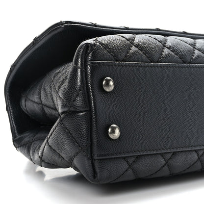 Chanel Caviar Quilted Mini Coco Handle Flap Black 8 of 9