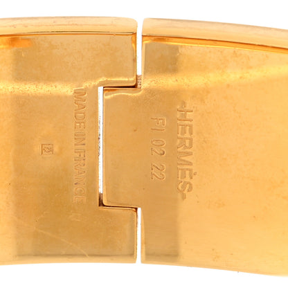 Hermes Enamel Wide Clic Clac H Bracelet GM Black 4 of 5