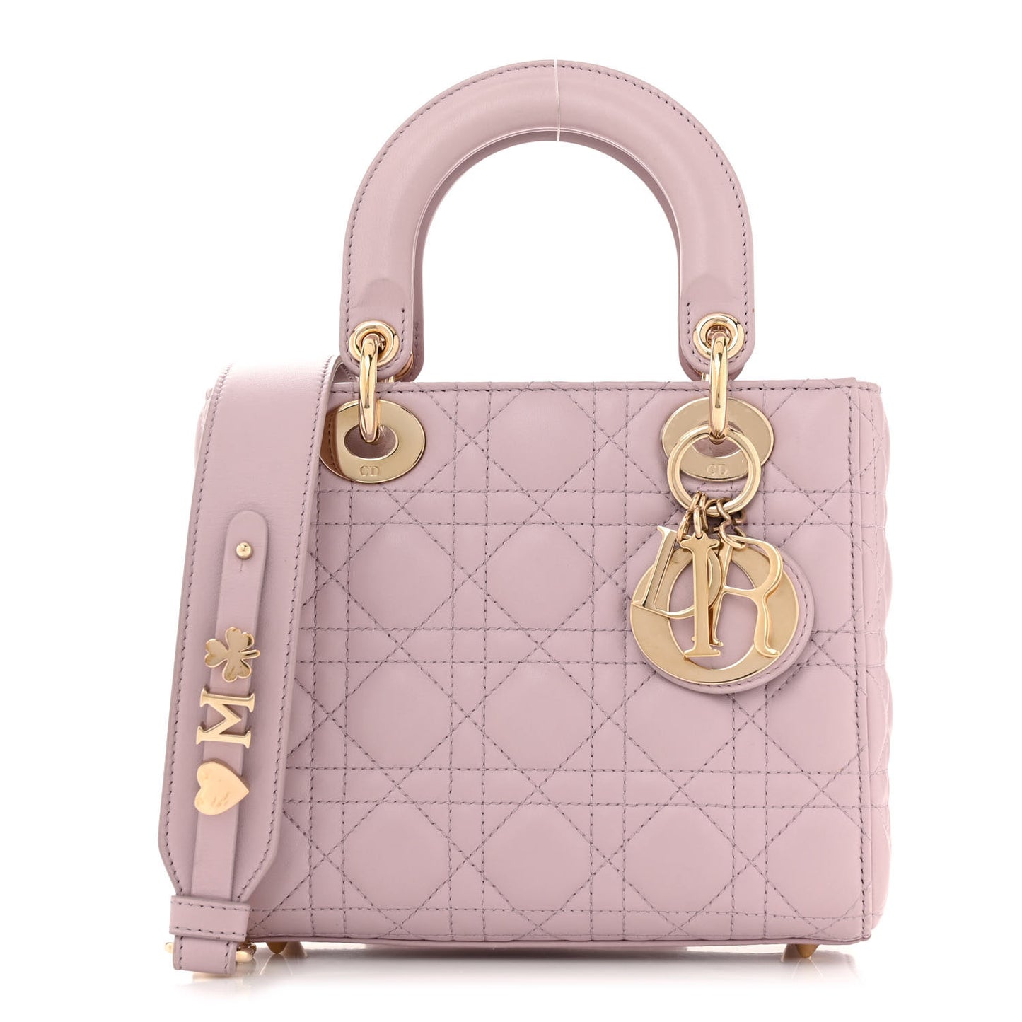 Lambskin Cannage Small My ABCDior Lady Dior Light Pink