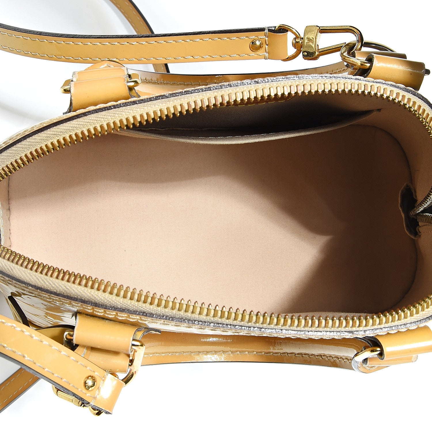 Louis Vuitton Vernis Alma BB Citrine 4 of 12