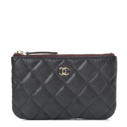 Chanel Caviar Quilted Small Cosmetic Case Black 1 of 8