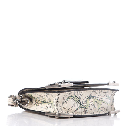 Prada X JAMES JEAN Glace Calfskin Rabbit Print Cahier Chain Wristlet Giada 6 of 9