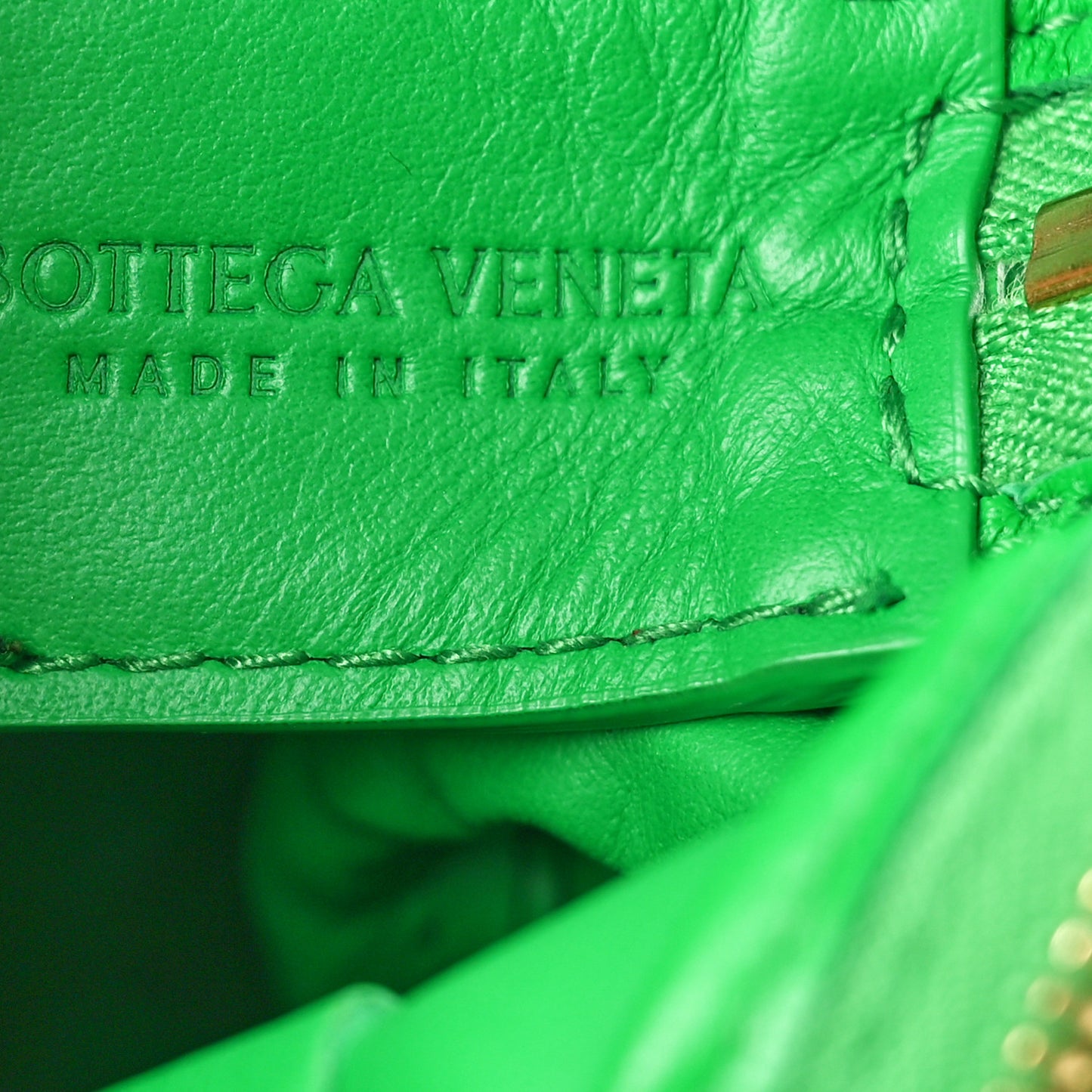 Nappa Intrecciato Mini Loop Camera Bag Parakeet