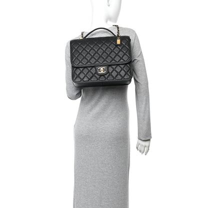 Chanel Caviar Quilted School Memory Backpack Black 2 of 10