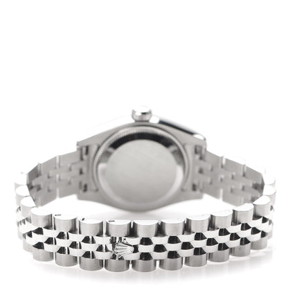 Rolex Stainless Steel 18K White Gold 26mm Oyster Perpetual Datejust Watch White Roman 179174 4 of 6