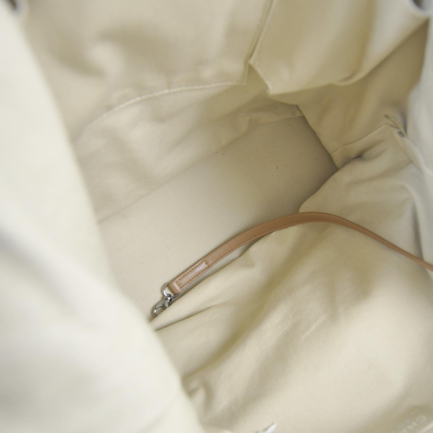 Chanel Lambskin Expandable Tote Beige 6 of 9