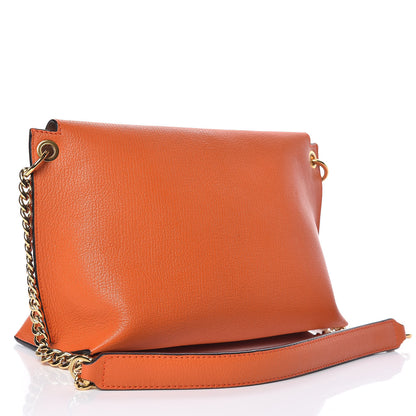Loewe Goatskin Avenue Shoulder Bag Orange 3 of 13