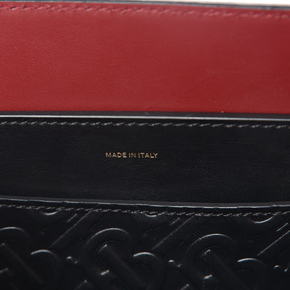 Burberry Calfskin Embossed Monogram Small Belt Bag Black 6 of 8