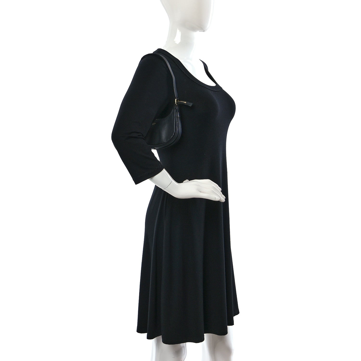 Celine Smooth Calfskin Mini Ava Shoulder Bag Black 2 of 12