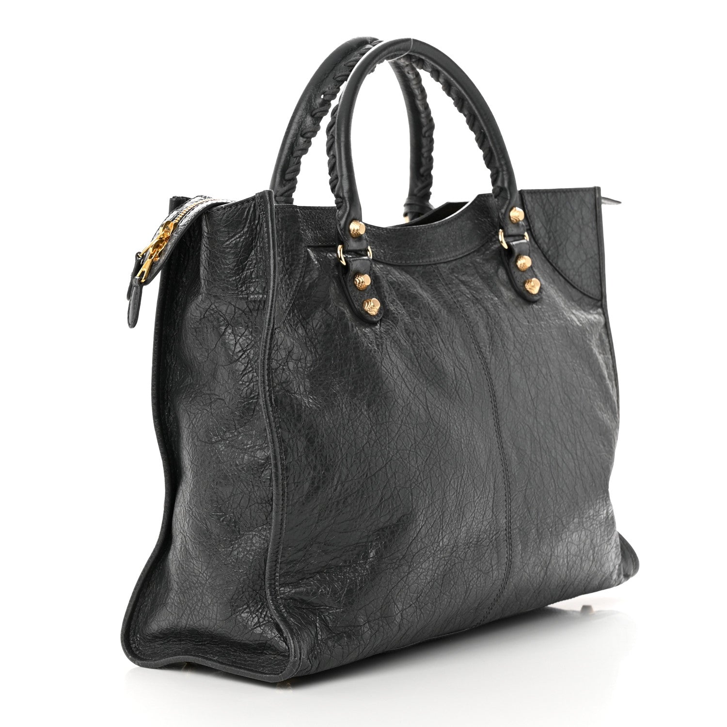 Balenciaga Agneau Giant 12 Gold Hardware Monday Gris Fossile 3 of 11