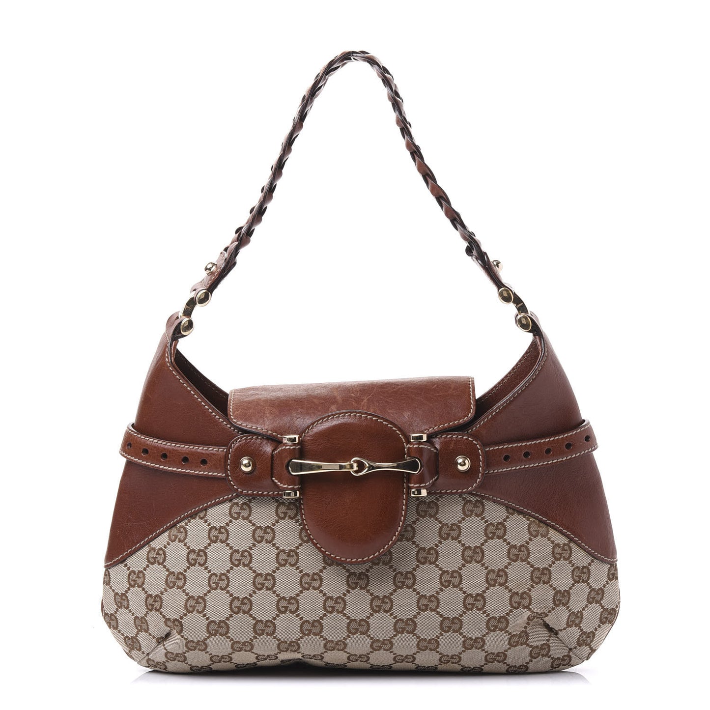 Monogram Pelham Shoulder Bag Brown