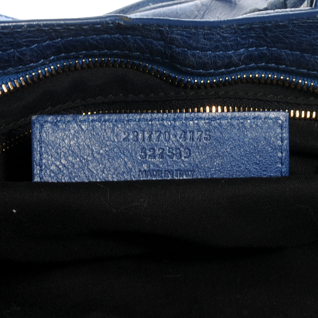 Balenciaga Agneau Giant 12 Rose Gold Hardware City Bleu Cobalt Bleu Electric 7 of 7