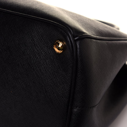 Prada Saffiano Large Galleria Double Zip Tote Black 9 of 11