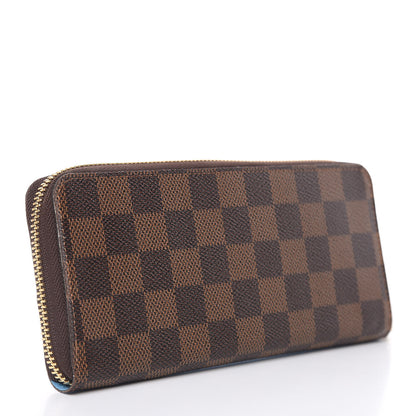 Louis Vuitton Damier Ebene 2017 Christmas Animation Clemence Wallet 4 of 11