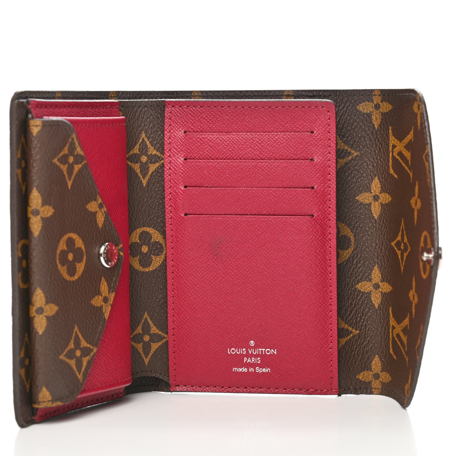 Louis Vuitton Epi Monogram Marie-Lou Compact Wallet Fuchsia 5 of 7
