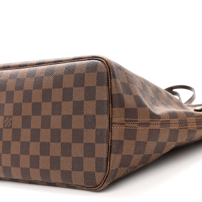 Louis Vuitton Damier Ebene Neo Neverfull MM Rose Ballerine 11 of 11