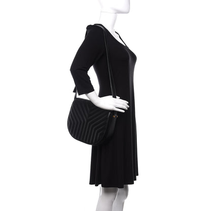 Saint Laurent Calfskin Quilted Y Joan Satchel Black 2 of 9