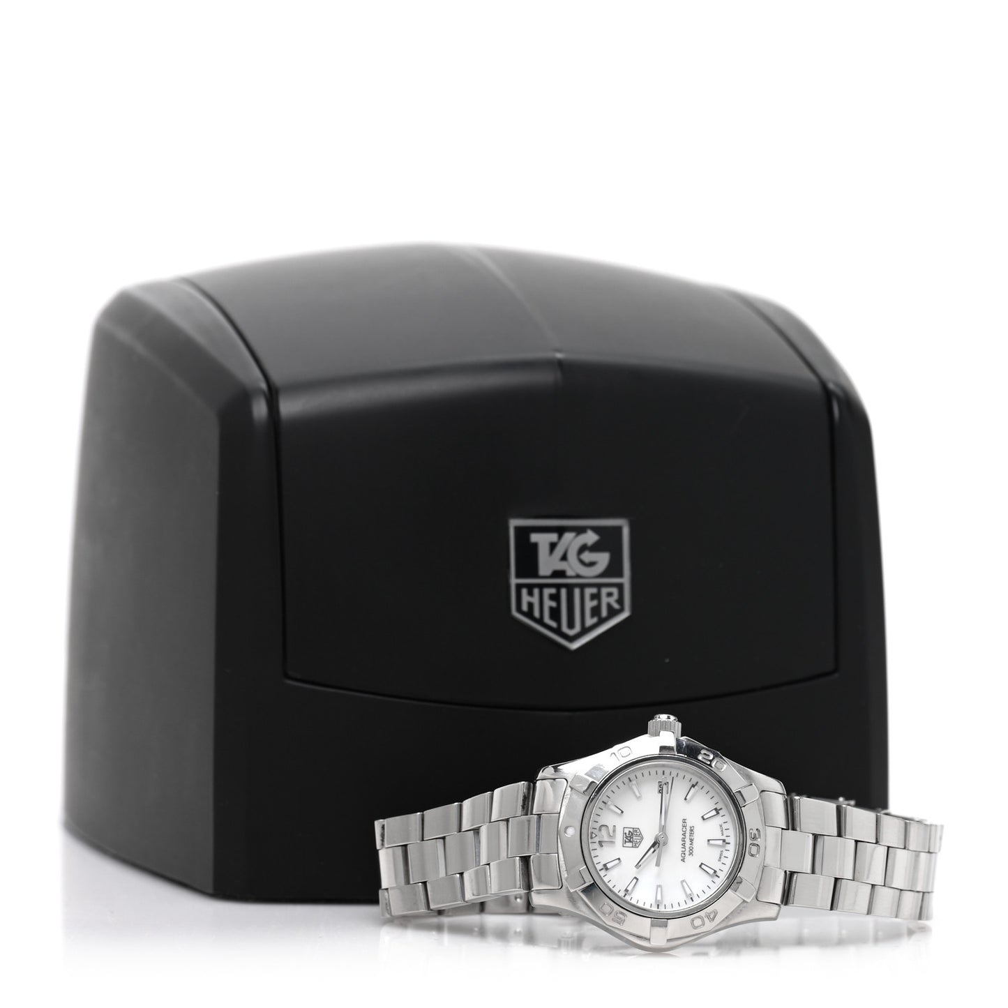 Stainless Steel Mother of Pearl 27mm Aquaracer Quartz Watch WAF1414