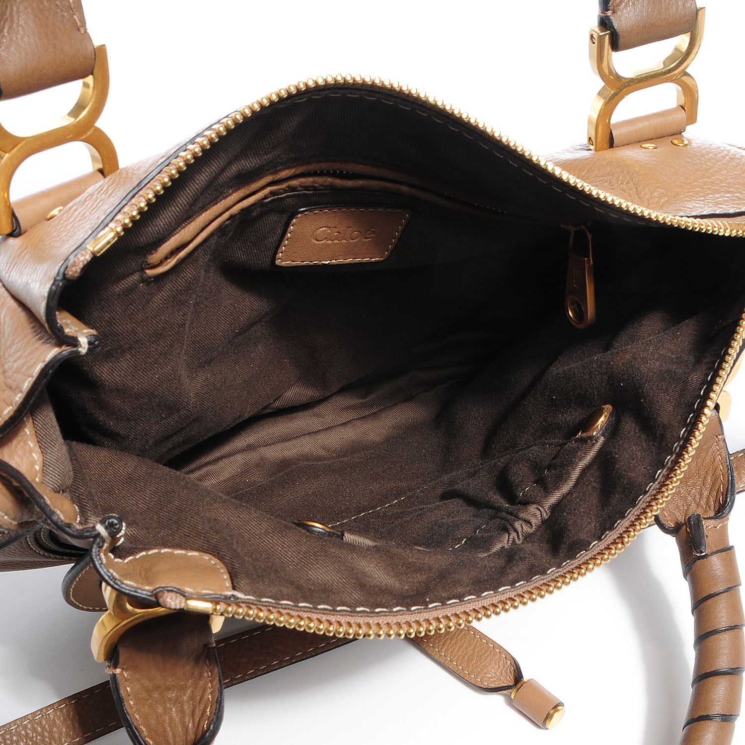 Chloe Calfskin Medium Marcie Satchel Nut 5 of 11