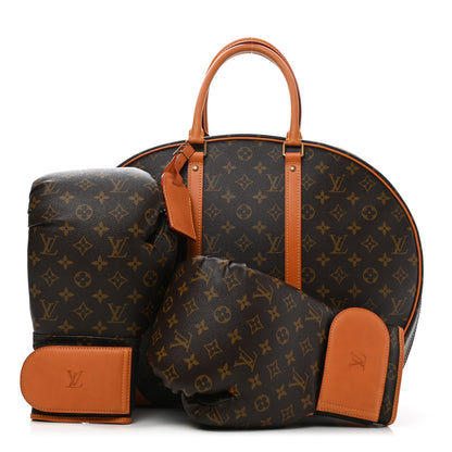 Louis Vuitton Monogram Iconoclasts Karl Lagerfeld Punching Suitcase and Boxing Gloves 1 of 17