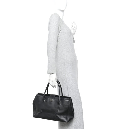 Chanel Calfskin Cerf Executive Shopper Tote Black 2 of 11