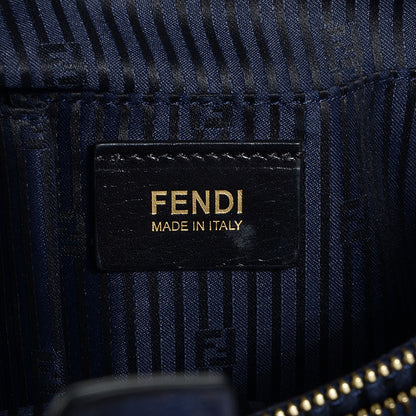 Fendi Vitello Elite Regular 2Jours Tote Blue 6 of 10
