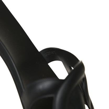 Hermes Rubber Aloha Sandals 37 Black 10 of 11