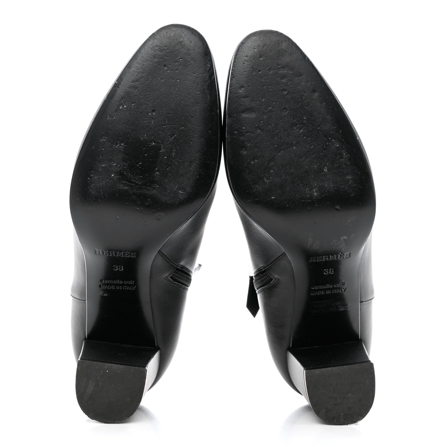 Hermes Calfskin Saint Germain Ankle Boots 38 Black 5 of 14