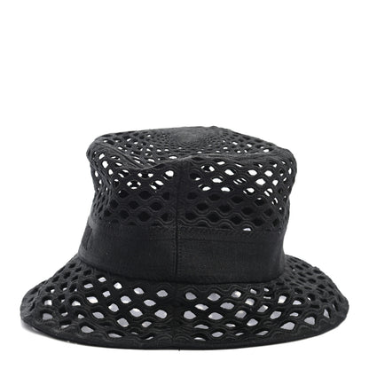 Christian Dior Mesh Small Brim Bucket Hat 57 Black 4 of 8
