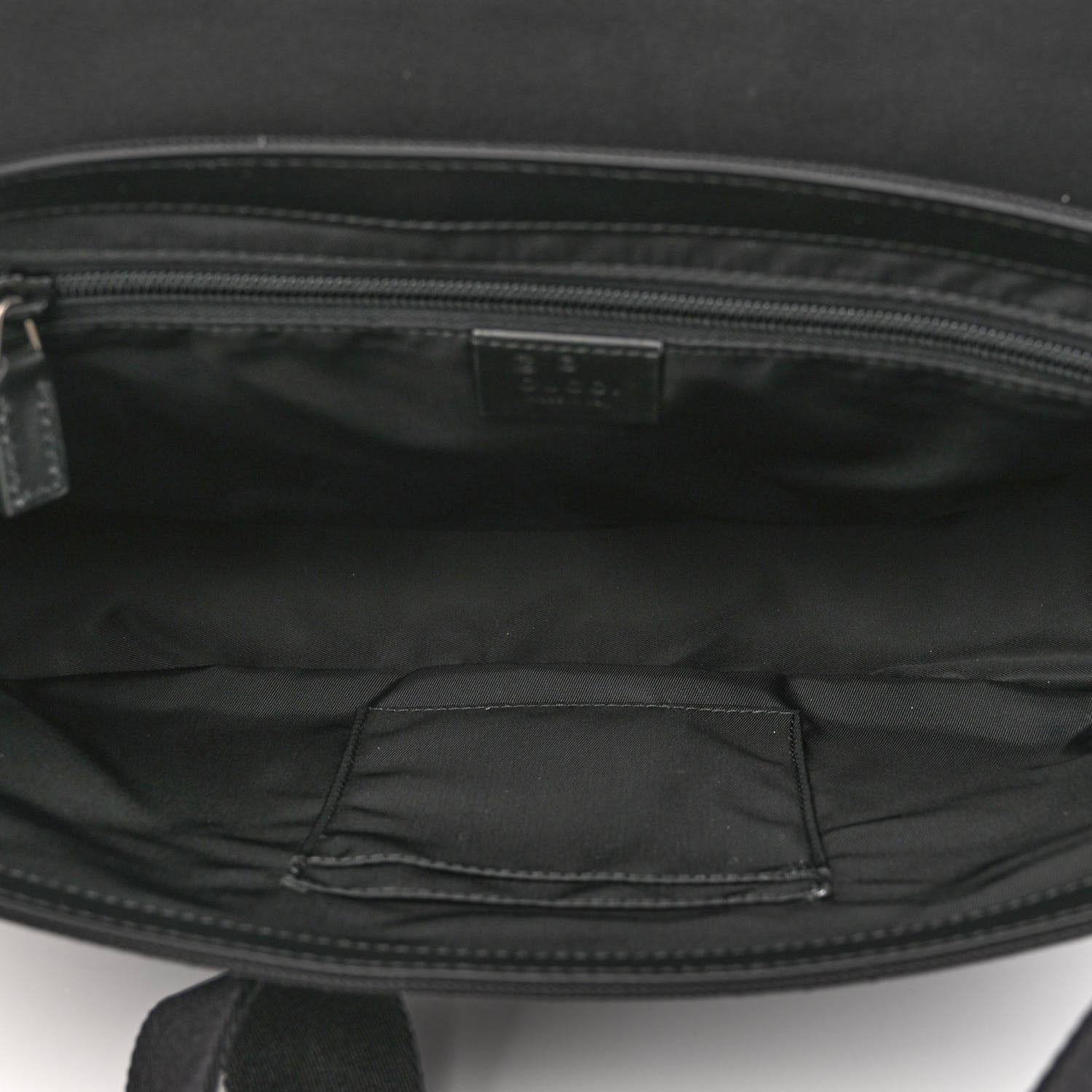 Gucci Techno Canvas Web Flap Messenger Bag Black 4 of 9