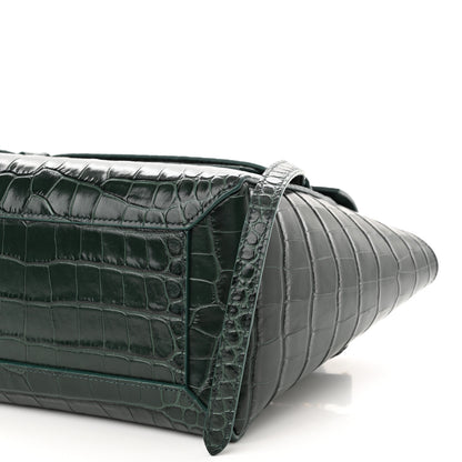 Celine Calfskin Crocodile Embossed Micro Belt Bag Amazone 10 of 10