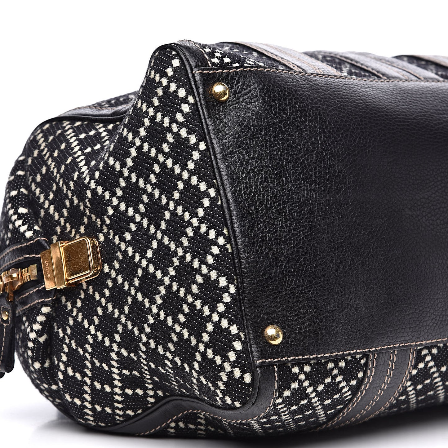Diamante Calfskin Large Aviatrix Boston Black