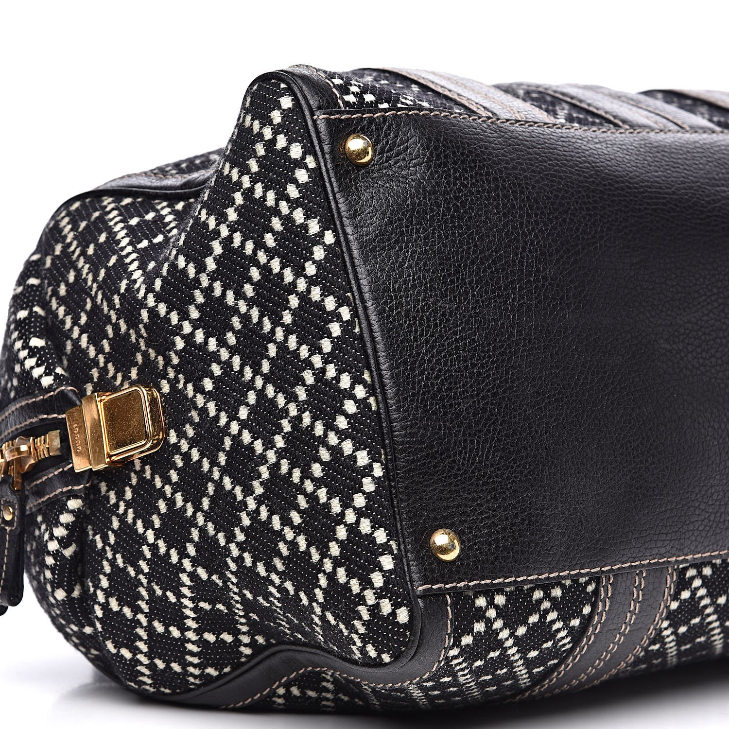 Gucci Diamante Calfskin Large Aviatrix Boston Black 8 of 16