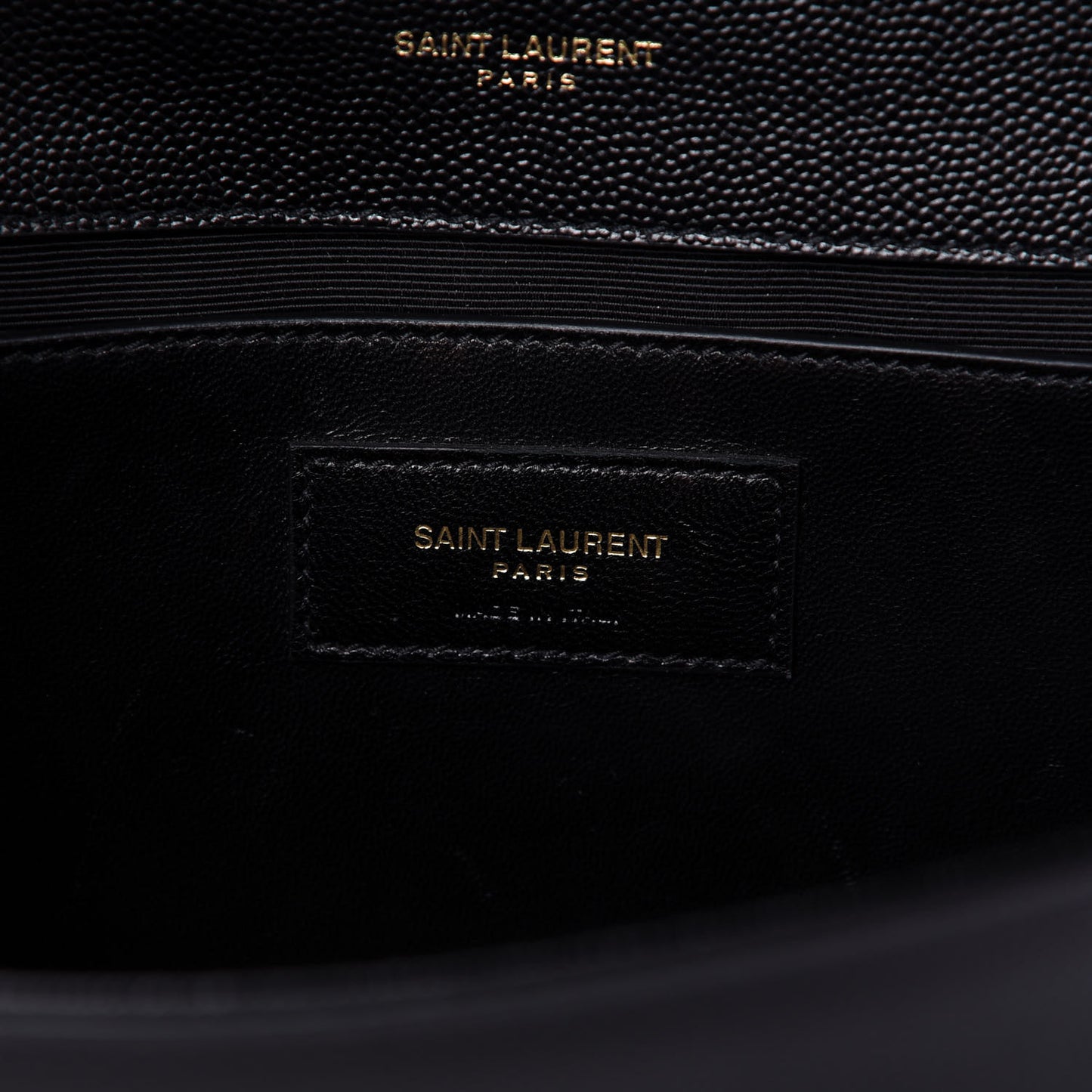 Grain De Poudre Medium Classic Monogram Kate Satchel Black