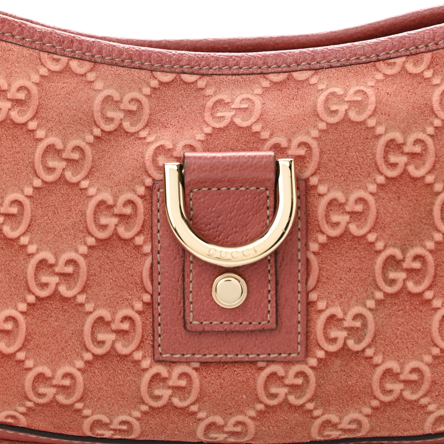 Gucci Monogram D Ring Abbey Pochette Rose 8 of 16